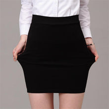 Load image into Gallery viewer, VISNXGI Women Ladies Sexy Summer Package Hip Pencil Skirt Seamless Elastic Pleated High Waist Slim Mini Skirts For Office Party