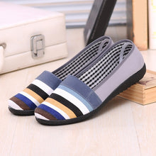 Load image into Gallery viewer, Women Loafers Spring Female Ballet Shoes Causal Flats Ladies Candy Color Stripe Shoes Slip On Comfortable Soft Zapatos Mujer