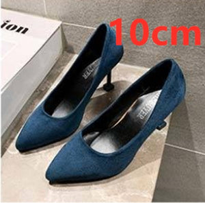 Cresfimix women fashion sweet spring & summer slip on high heel shoes lady casual sweet street & office high heel pumps a2912