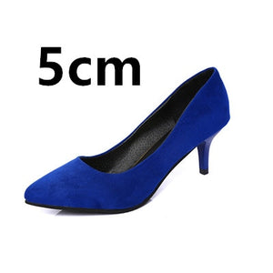 Cresfimix women fashion sweet spring & summer slip on high heel shoes lady casual sweet street & office high heel pumps a2912