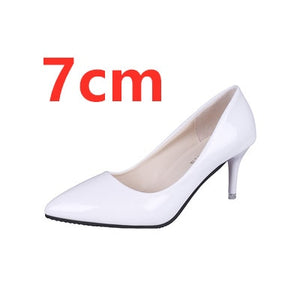 Cresfimix women fashion sweet spring & summer slip on high heel shoes lady casual sweet street & office high heel pumps a2912