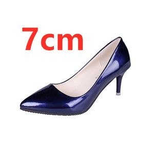 Cresfimix women fashion sweet spring & summer slip on high heel shoes lady casual sweet street & office high heel pumps a2912