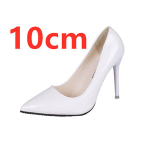 Cresfimix women fashion sweet spring & summer slip on high heel shoes lady casual sweet street & office high heel pumps a2912