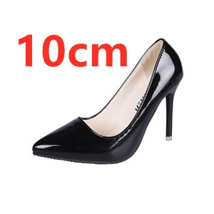 Cresfimix women fashion sweet spring & summer slip on high heel shoes lady casual sweet street & office high heel pumps a2912