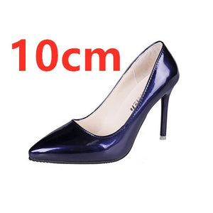 Cresfimix women fashion sweet spring & summer slip on high heel shoes lady casual sweet street & office high heel pumps a2912