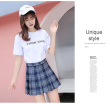 Load image into Gallery viewer, New Summer Skirt High Waist Women Plaid Skirt Preppy Style School Uniforms Harajuku Fashion Pleated Skirt Dance Skirt XS-XXL