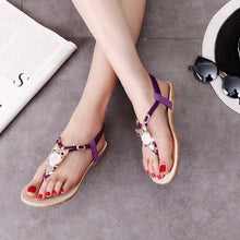 Load image into Gallery viewer, Women Sandals Flat Shoes Summer Sandals Fashion Women Flip Flops Beach Shoes Bohemian Ladies Sandals Shoes Woman Summer Shoes