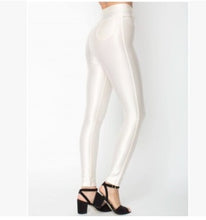 Load image into Gallery viewer, American Style Pencil Pants Shiny Disco Pants High Waist Women &#39;S Trousers Leggings Pants