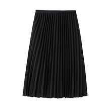 Load image into Gallery viewer, Hot Sale Summer Women&#39;s Swing Pleated Skirt Solid High Elastic Waist New A-Line Tulle Ladies Casual Mid-Calf Skirt