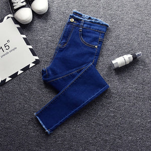 Jeans Women Elegant Streetwear Ulzzang All-match Spring Autumn High Waist Female Korean Style Slim Tight Simple Womens Trousers