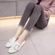 Load image into Gallery viewer, Jeans Women Elegant Streetwear Ulzzang All-match Spring Autumn High Waist Female Korean Style Slim Tight Simple Womens Trousers