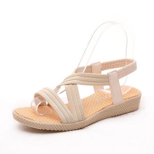 Women Shoes Sandals Comfort Sandals Summer Flip Flops 2018 Fashion High Quality Flat Sandals Gladiator Sandalias Mujer 2618W