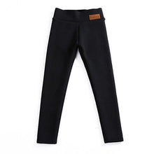 Load image into Gallery viewer, Women Solid Warm Winter Tight Thick Velvet Wool Cashmere Pants black fashion skinny Trousers