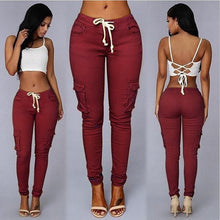 Load image into Gallery viewer, High Quality Sales Good Elastic Nice Material Packets Pencil 2019 New Design Casual Soft Suitable Skinny Female Ladies Pants