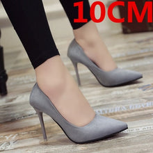 Load image into Gallery viewer, Cresfimix women fashion sweet spring &amp; summer slip on high heel shoes lady casual sweet street &amp; office high heel pumps a2912