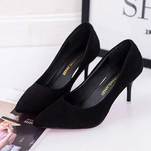 Load image into Gallery viewer, Hot Selling Women Shoes Pointed Toe Pumps Patent Leather Dress Red 8CM High Heels Boat Shoes Shadow Wedding Shoes Zapatos Mujer