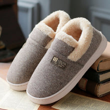 Load image into Gallery viewer, WHOHOLL Women Winter Warm Fur Slippers men Slippers Cotton Sheep Lovers Home Slippers Indoor Plush Size House Shoes Woman