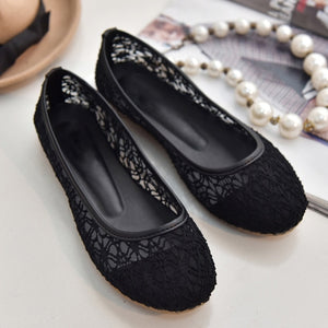 2019 new women flats shoes ballet flats Fashion slip on cut outs flat women shoes sweet hollow summer female shoes casual shoes