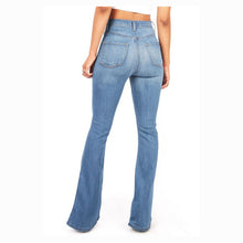 Load image into Gallery viewer, Women&#39;s Washed Fashion Jeans Flared Long Pants Hip Lift Sexy Trousers