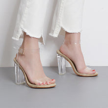 Load image into Gallery viewer, Hot Women Pumps Sexy Transparent Heels Fashion Jelly Shoes Casual Clear Shoes Women High Heels Summer Classic Pumps Buckle Strap