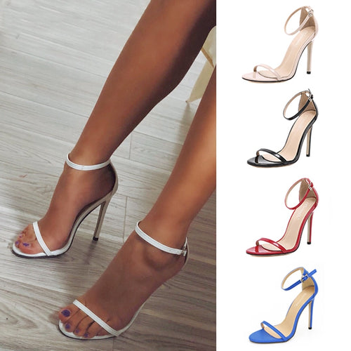 Summer High Heels New Women Pumps Comfort Women Shoes Buckle Women Sandals Sexy Party Shoes Women Heels Female Plus Size 43