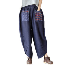 Load image into Gallery viewer, Womail Women Pants  Bohemian baggy pants women Cotton Linen Baggy Long Trousers Pants Fashion daily Hot Slimmimg dropship j14