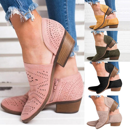 2019 Spring Autumn Explosions Europe America Popular Leisure Women Sandals Size 35-43 Hollow Low-heeled Shoes