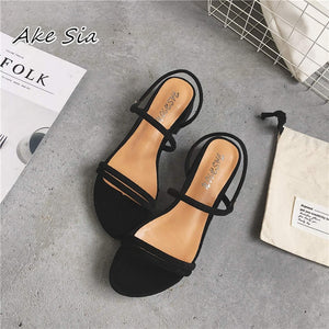 new Flat outdoor slippers Sandals foot ring straps beaded Roman sandals fashion low slope with women's shoes low heel shoes  x69